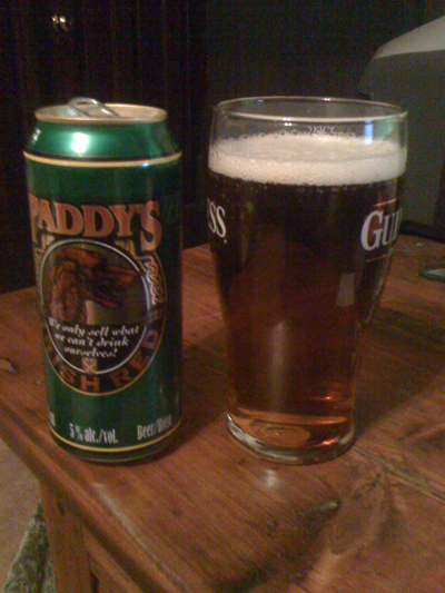 Irish Paddy Red - Trafalgar Beers and Meads Irish Paddy Red - Trafalgar Beers and Meads