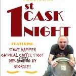 Imbibe Cask Night featuring Stone Hammer Oatmeal Coffee Stout, November 16 2012