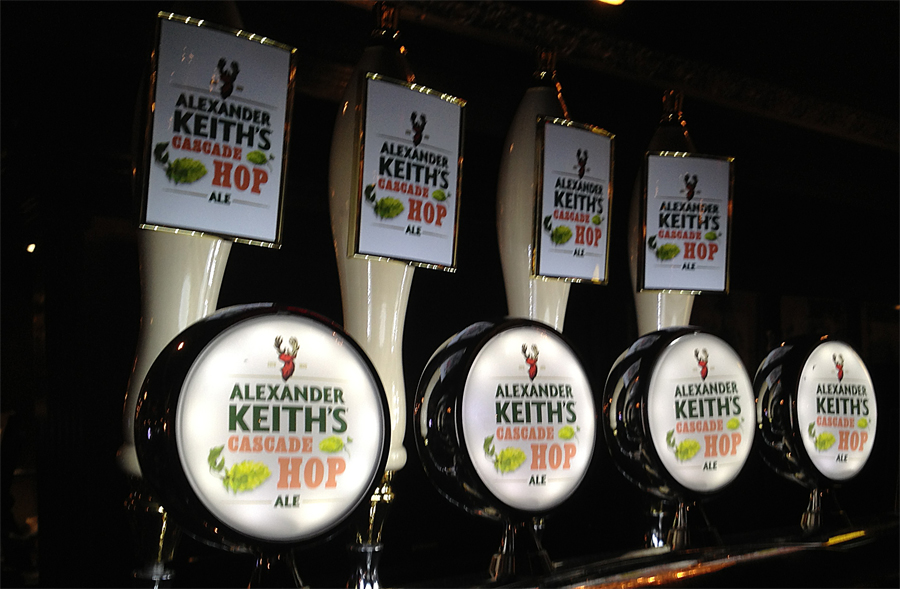 Alexander Keith's Hop Series Cascade Ale Taps