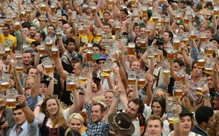 Oktoberfest revellers