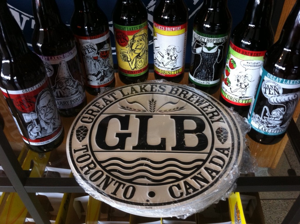 Great Lakes Brewery tin sign